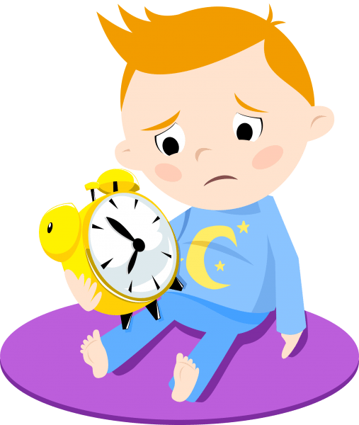 Baby and clock The Sleep Sense Program by Dana Obleman